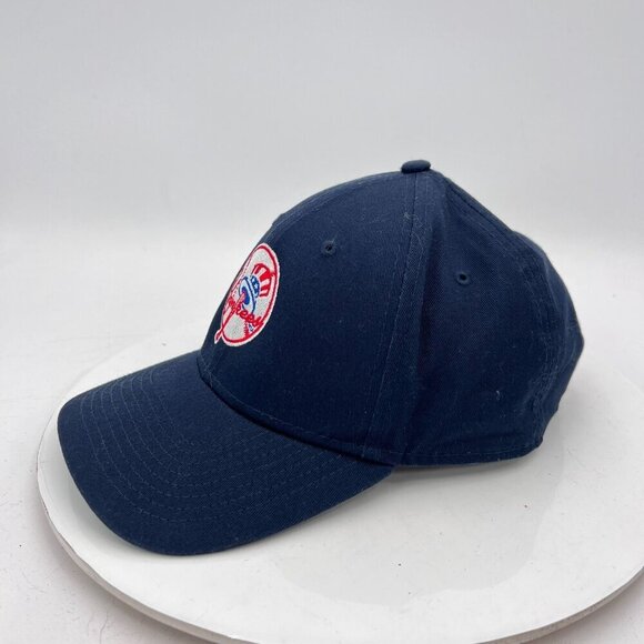 New Era 9Fifty NFL New York Yankee Blue Navy Embroidered Snapback Cap Hat - Picture 2 of 10